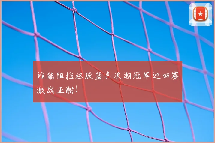 谁能阻挡这股蓝色浪潮冠军巡回赛激战正酣！